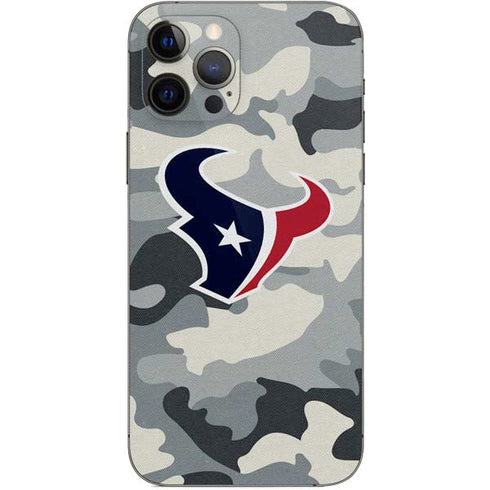 NFL Houston Texans Camo iPhone 12 Pro Skin